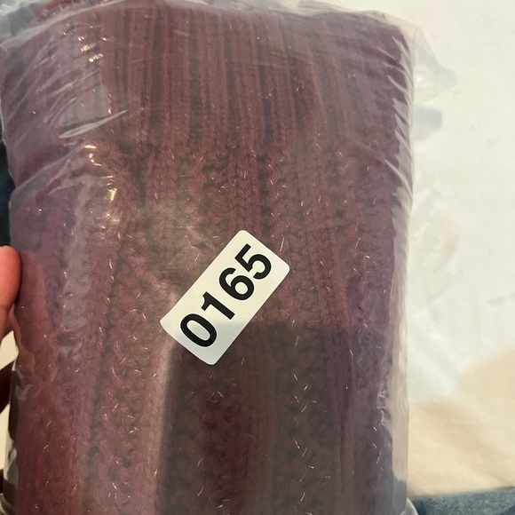 Harley Davidson Womens Sz L Red Shawl‎ Collar Cardigan Sweater Asymmetrical Zip - Picture 6 of 8